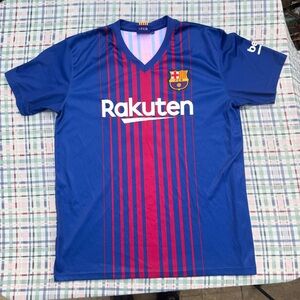 MENS LIONEL MESSI 10 FC BARCELONA  SOCCER JERSEY
Size M